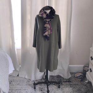 Cut loose jersey dress